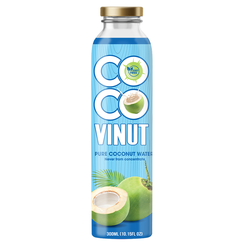 300ml VINUT Pure Coconut Water Glass Bottle Manufacturer Directory GMO ...