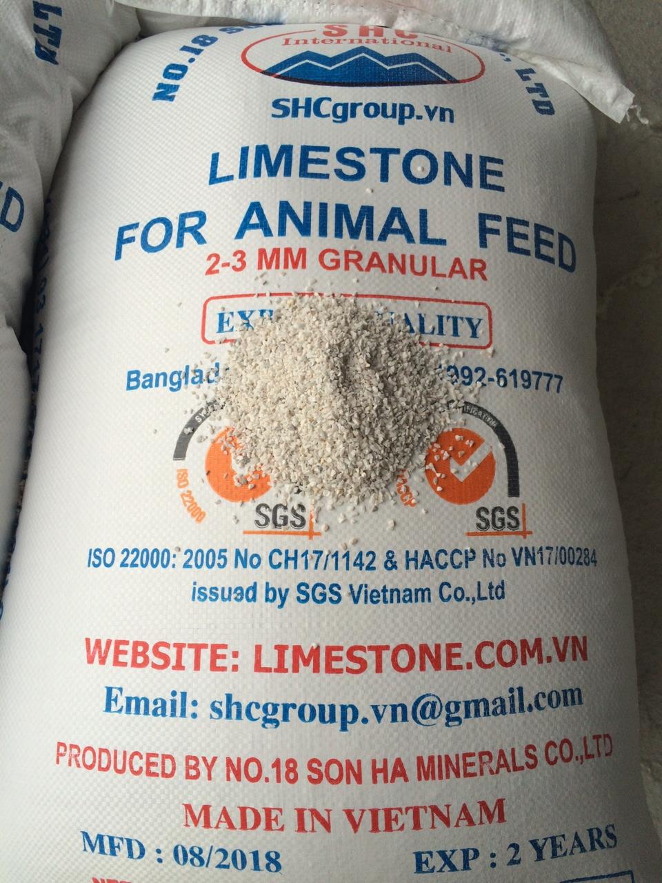 Limestone 2-3mm For Chicken Feed - No.18 Son Ha Minerals Co.,Ltd