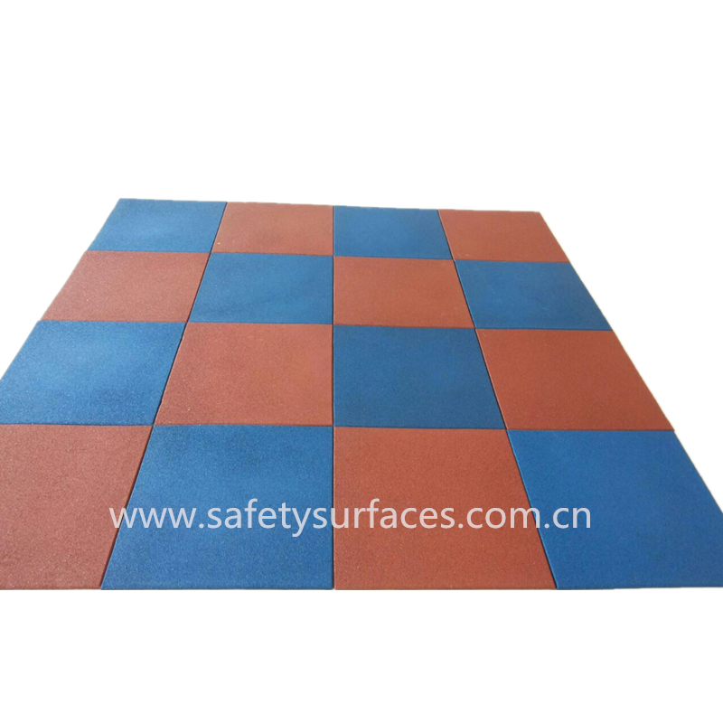 Outdoor Playground Rubber Mats Flooring Play Surfacing Tiles Safe