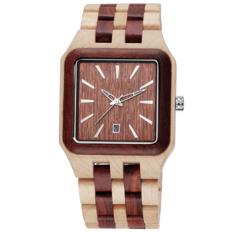  Wholesale  Wood  Watch  Wooden  Wristwatch Quartz Men s Wrist 