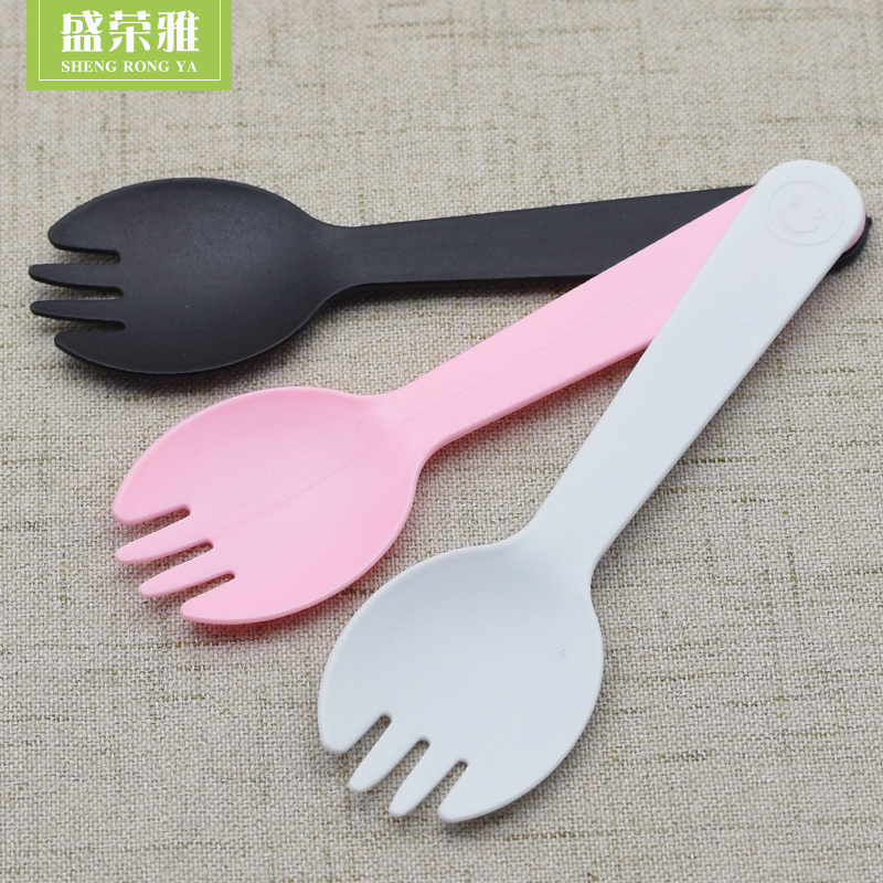 Disposable Plastic Fork And Spoon Mixed - Shantou Rongya Packaging ...