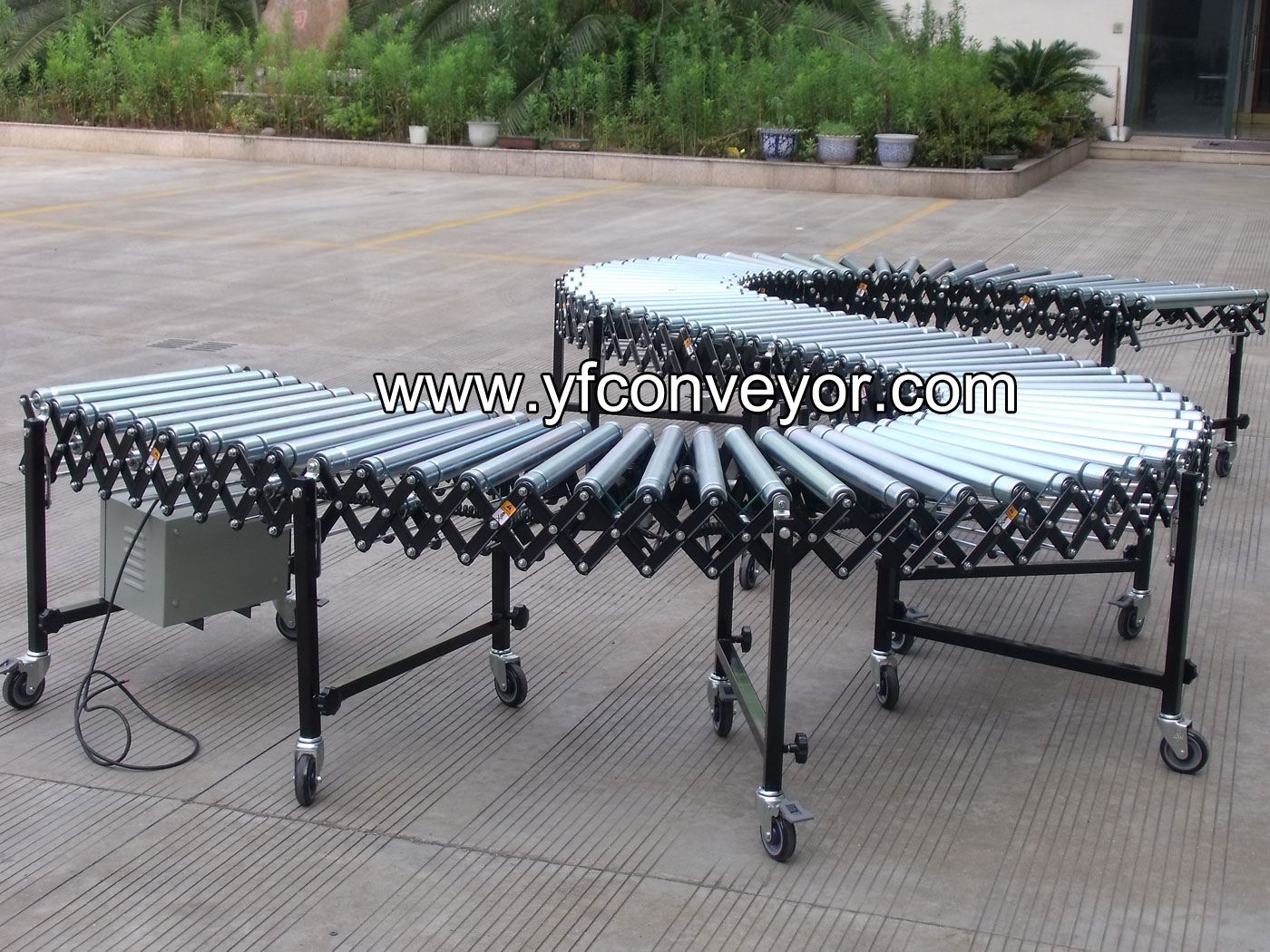 Flexible Motorized Roller Conveyor Ningbo Yifan Conveyor Equipment Coltd 9318