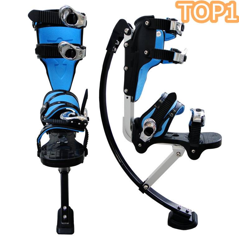 KIDS JUMPING STILTS by AIR TREKKERS Spring Loaded JUMP SHOES are Cool Gifts  for Kids Ages