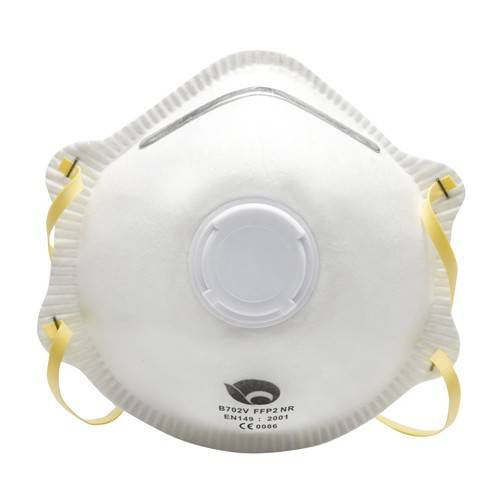 B702V FFP2 Industrial Chemical Anti-SOLID&LIQUID Safety Mask, Complies ...