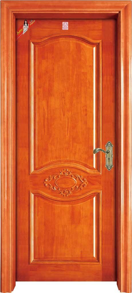 Solid Wood Door Factory Direct Oak Carving Wooden Interior