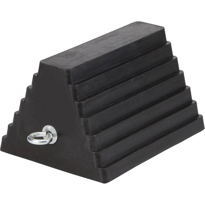 Rubber Wheel Chock With Handle - Qingdao Renwei Industrial Co.,Ltd ...