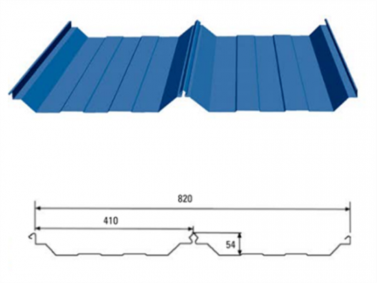 820 Bite Type Roof Panel Corrugated, Corrugated Metal Roofing Panel Sizes
