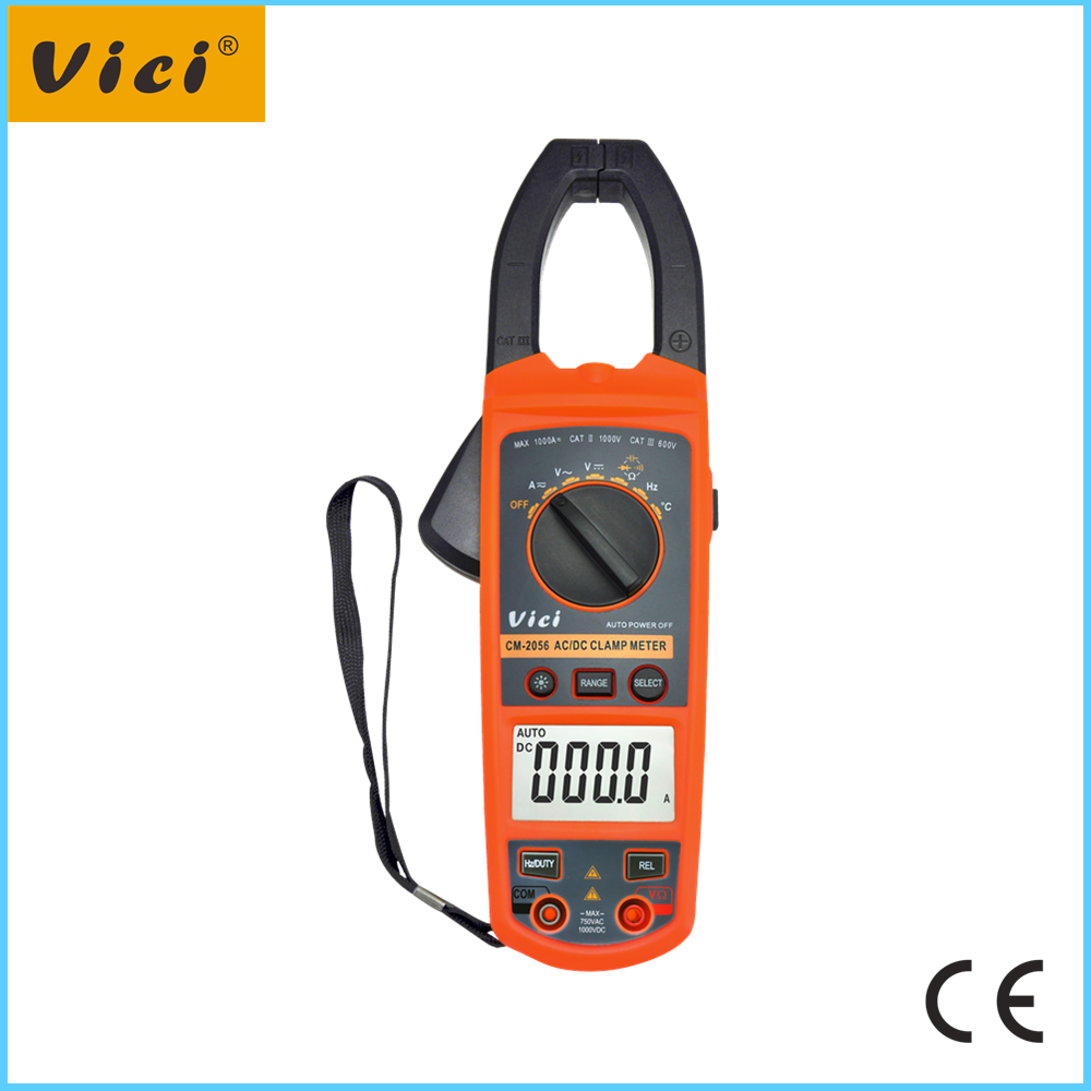 CM-2056 AC DC Clamp Meter With Backlight And Clamp Light Display ...