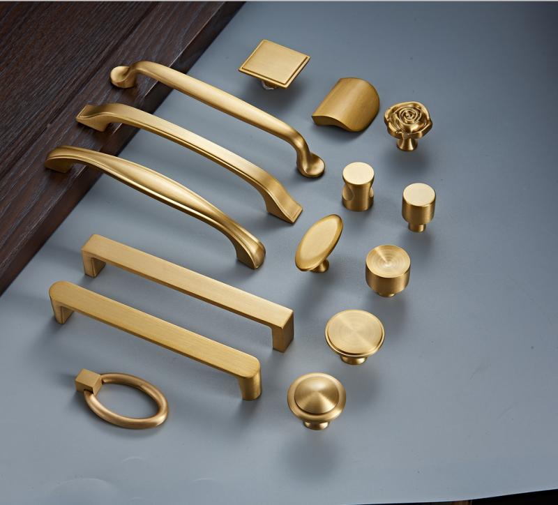 Hardware Fitting Cabinet Pulls Copper Kitchen Cabinet Handle