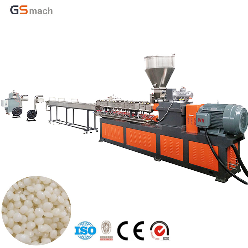 Waste Plastic Recycling PET Twin Screw Extruder Granulator - Nanjing Gs ...