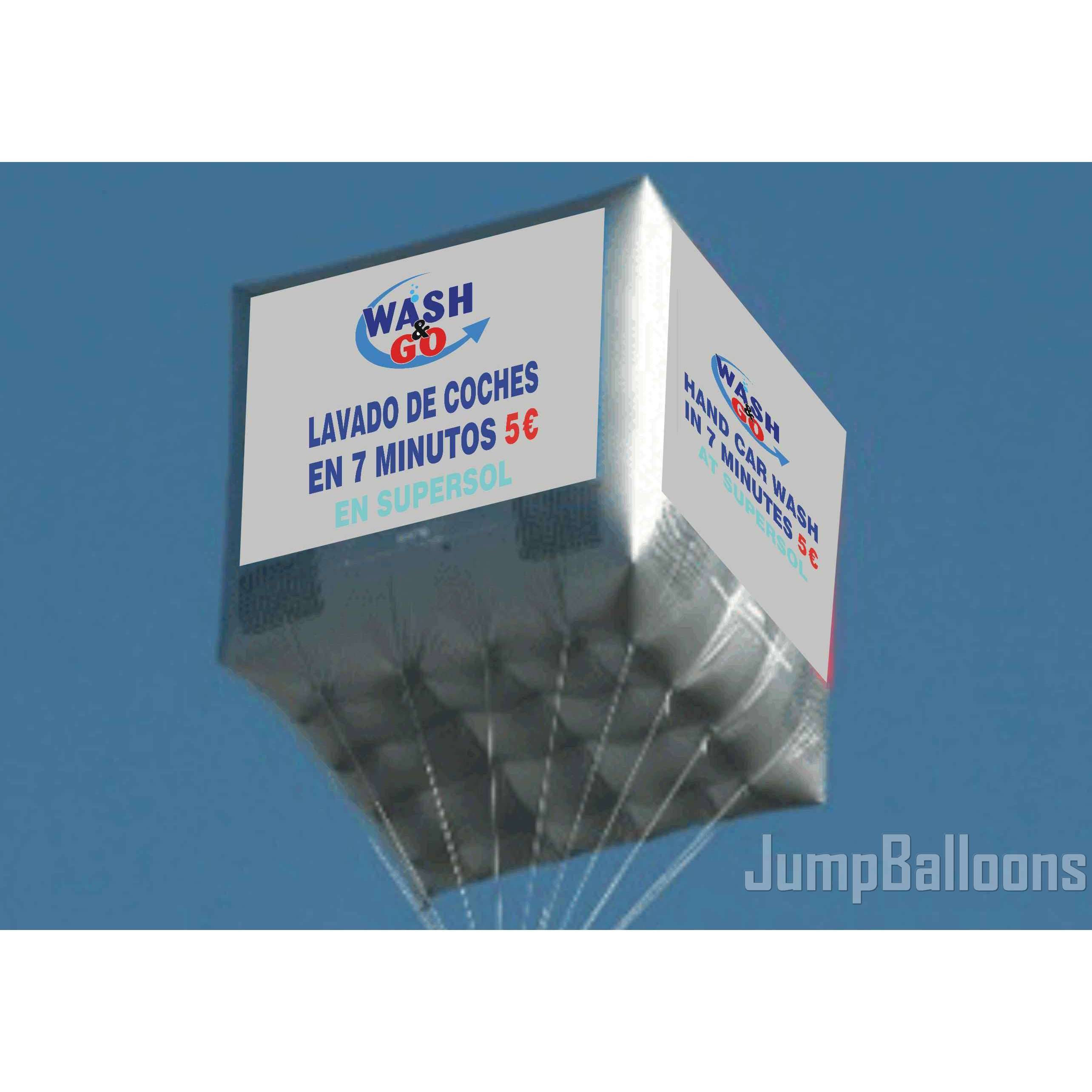 Helium Balloons, Advertising Inflatables, Cube Balloon B2020 
