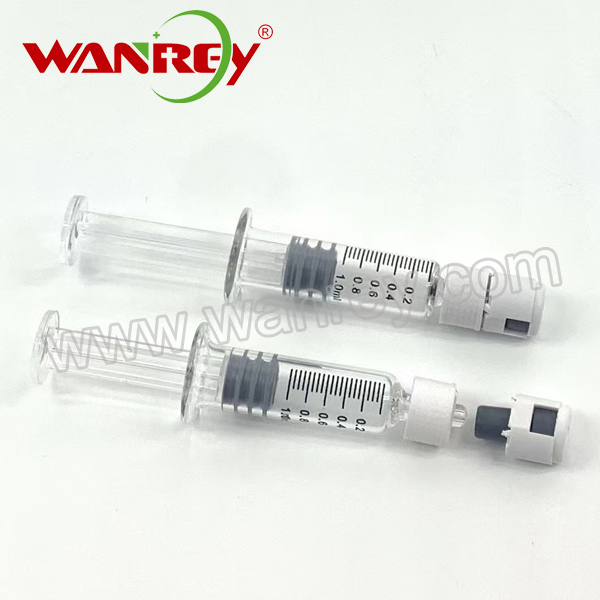 1ml Prefillable Glass Syringe With OVS Safety Cap - Qingdao Wanrey ...