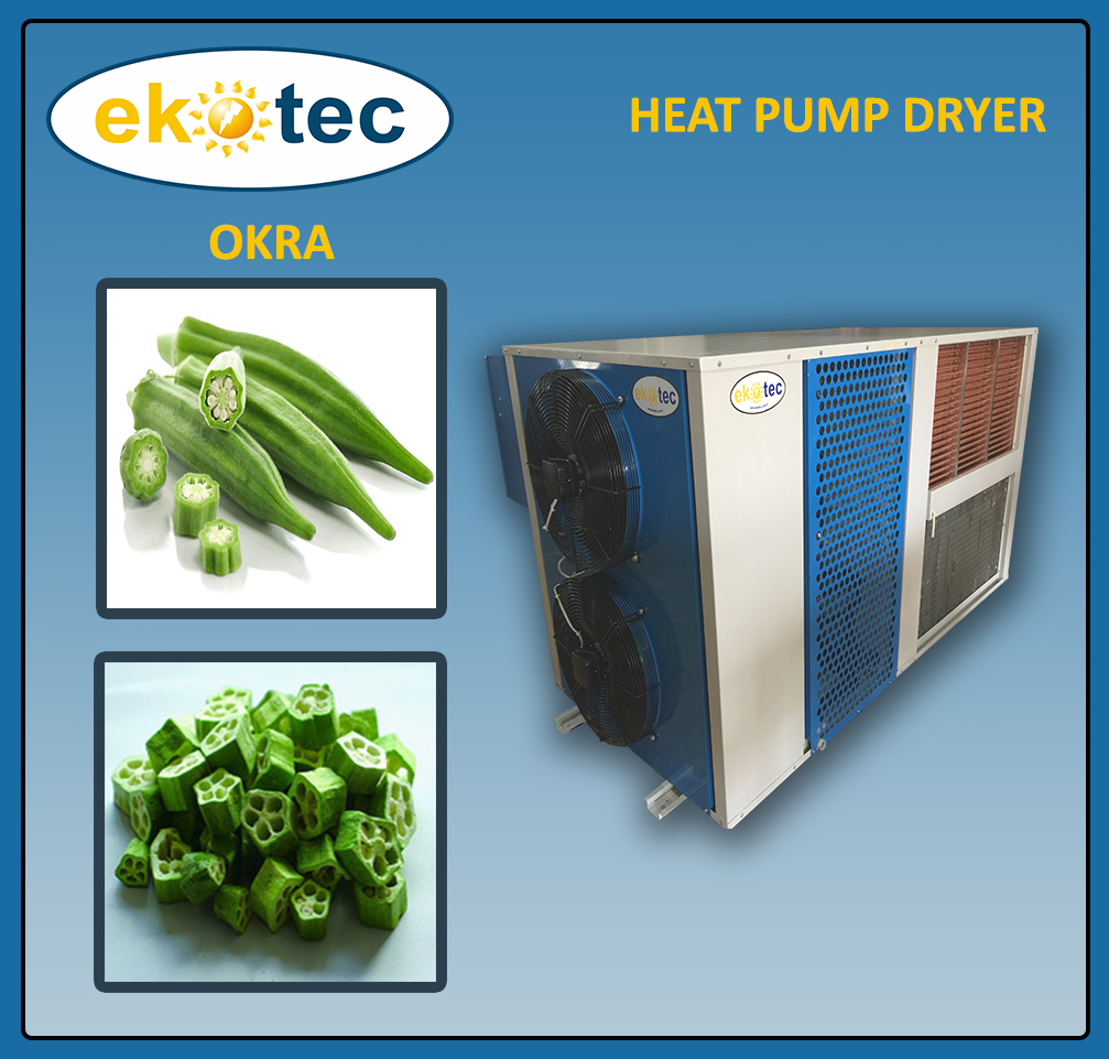 Eco Friendly Herb Drying Cabinet Dryer For Okra Heat Pump Tunnel