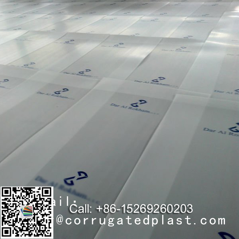 Corrugated Plastic Sheets For Floor Protection Qingdao Tianfule