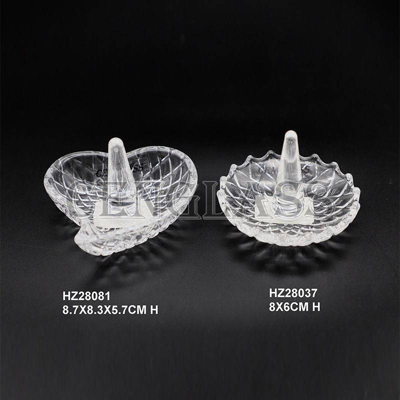 Glass Tableware Clear Glass Ring Holder Clear Glass Ring Holder Glass