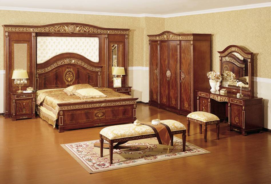 New Luxury Bedroom Set King Size Bed Night Stand Dresser Wardrobe Foshan Huangting Furniture Co Ltd Ecplaza Net