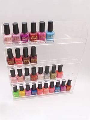 Acrylic Nail Polish Display Stand - YiBao Acrylic Products Factory ...