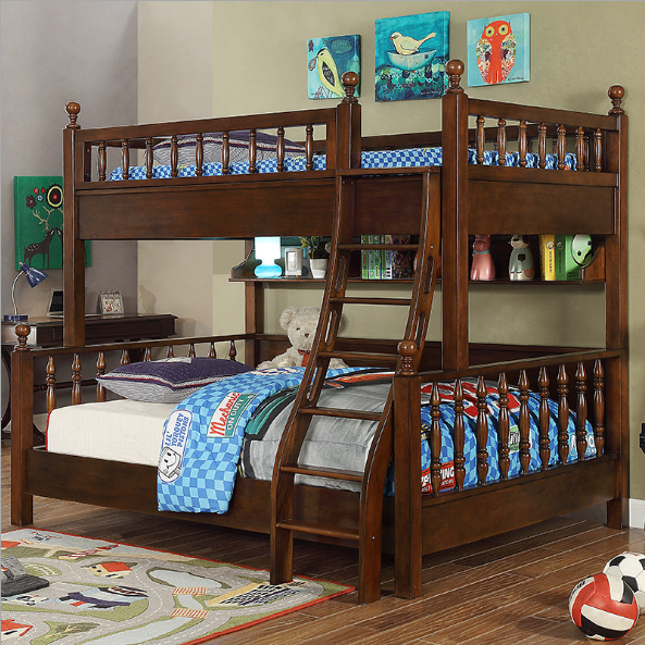 double bed with baby bed