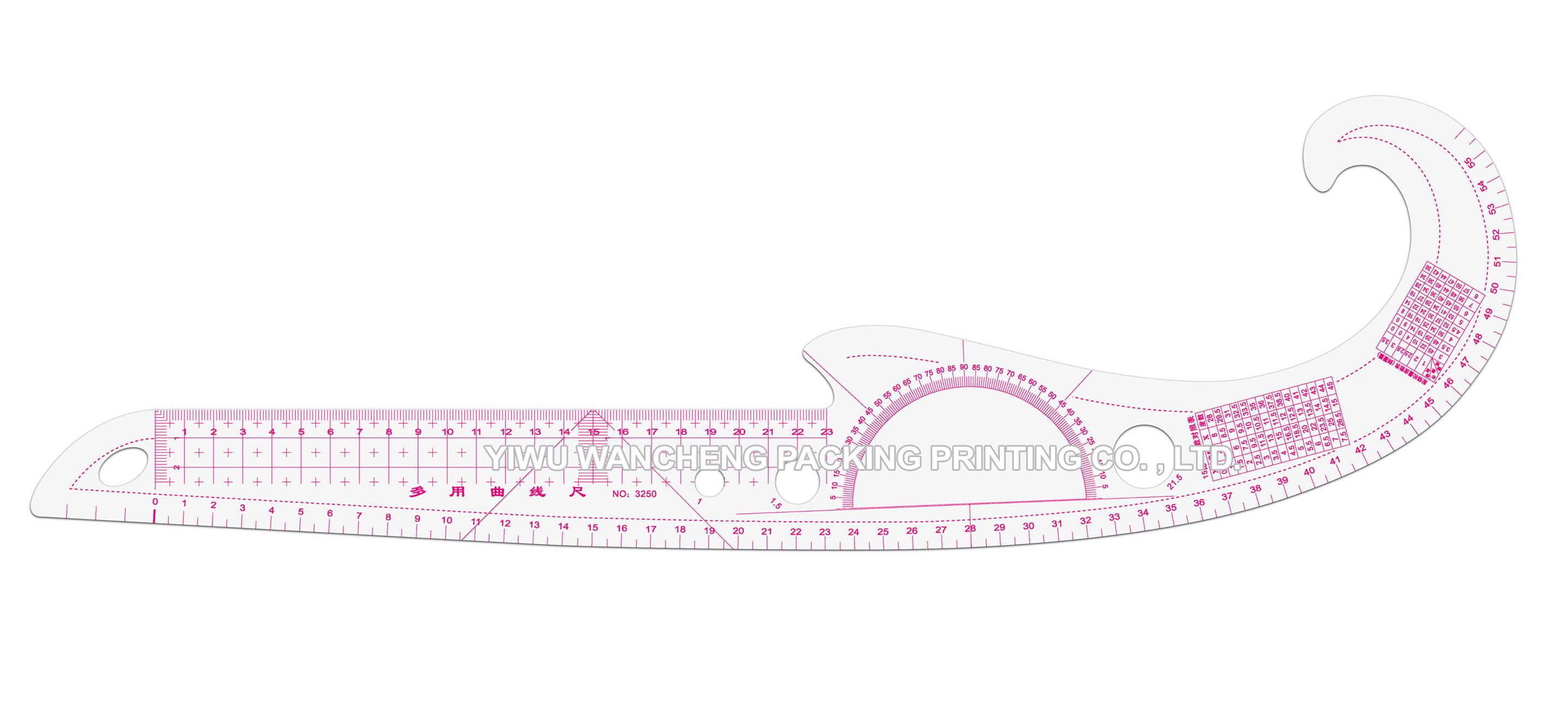 3250 Vary Form Curve Ruler For Fashion Designer - YIWU WANCHENG PACKING