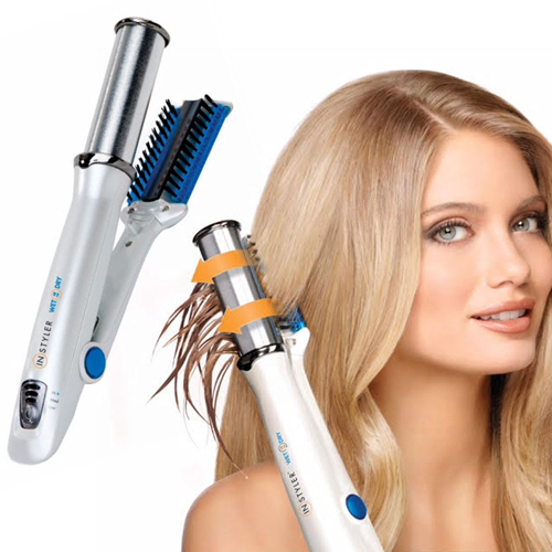 Hair Curler Roller Curling Iron Brush Rotating Hair Dryer Comb 2 In 1 Hair  Styler Comb - Ningbo HuaMing Co.,Ltd 