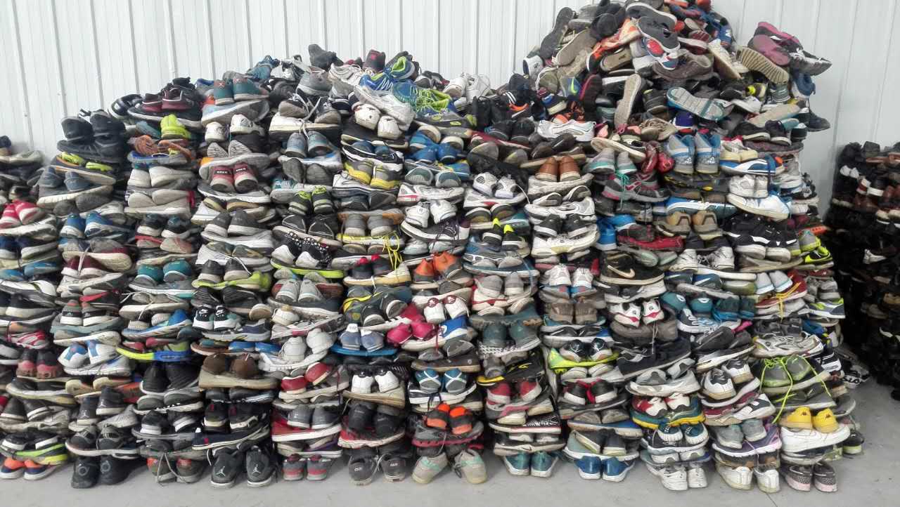 used sports shoes