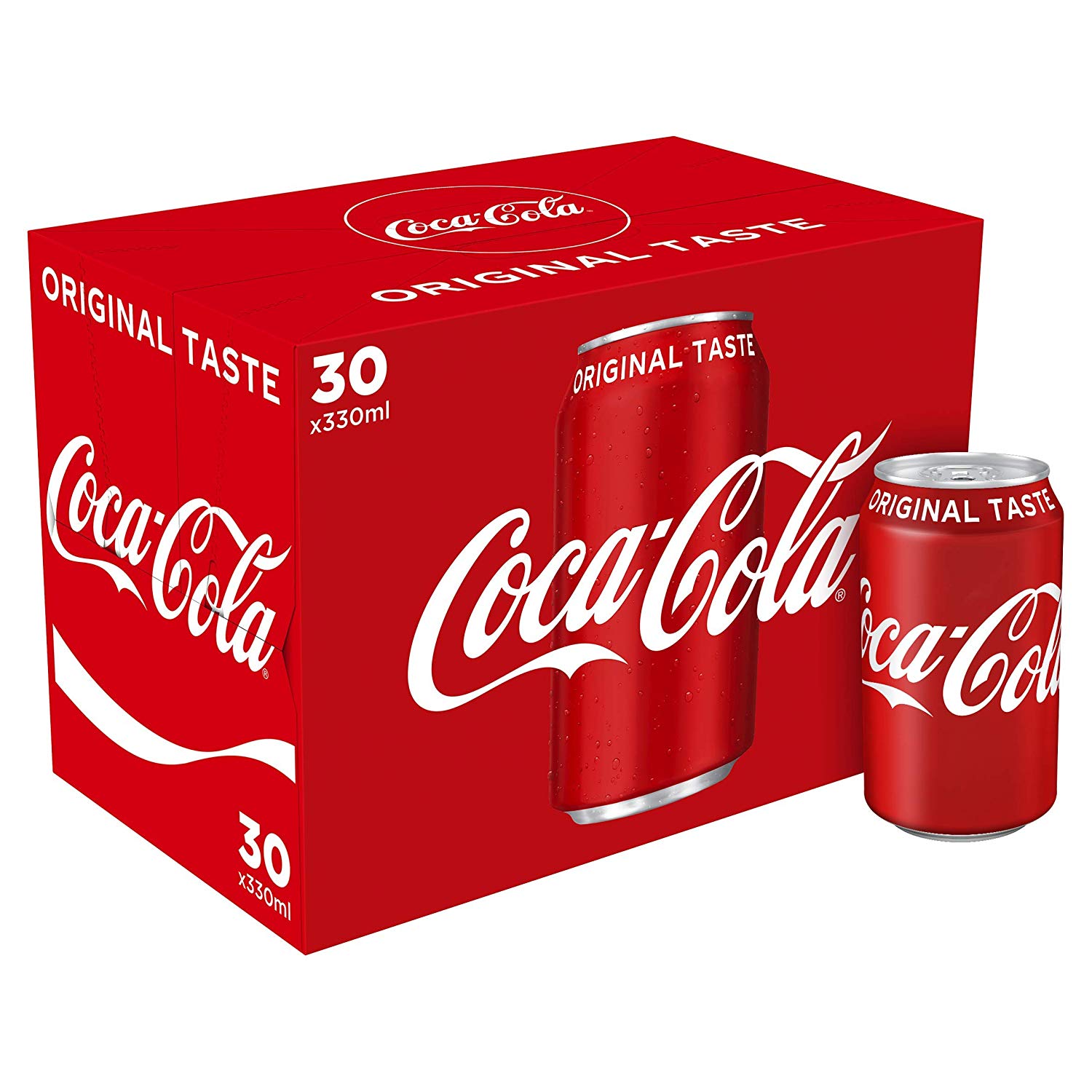 Coca-Cola Original Taste 30 X 330 Ml Cans - Van De Berg BV - ecplaza.net