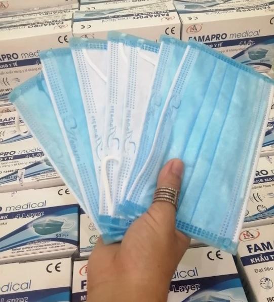 4 LAYERS DISPOSABLE MEDICAL MASK - Famapro Nam Anh - THIEN HUONG Co ...