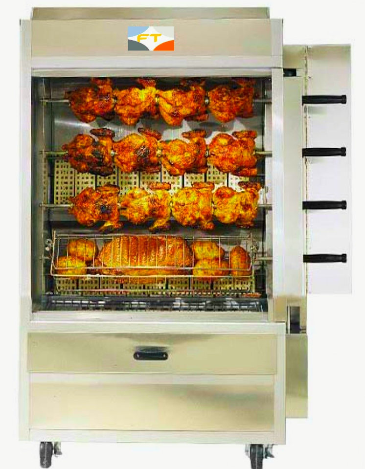 rotisserie chicken in oven