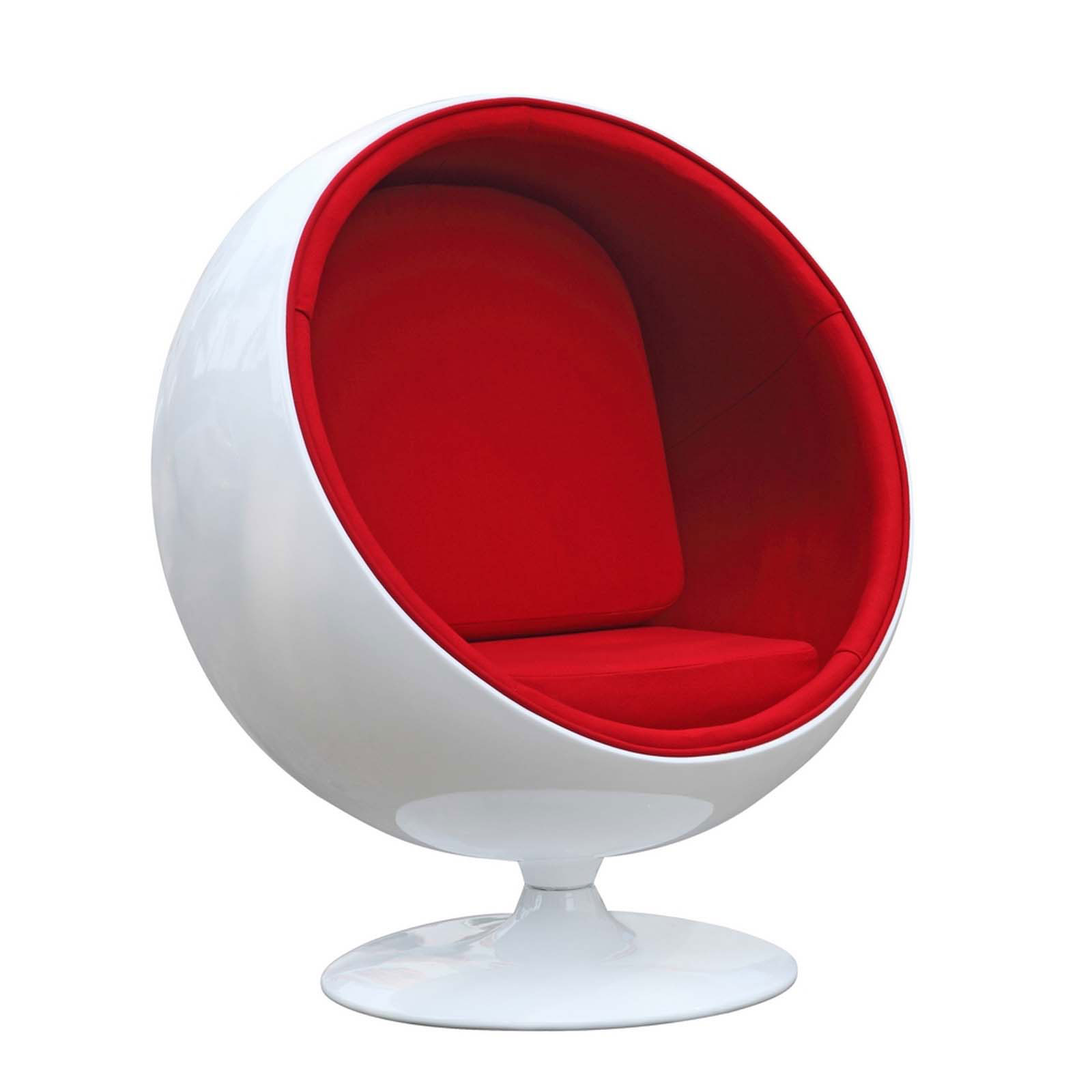 Hot Sale Home Furniture Fiberglass Eero Aarnio Swivel Ball Chair