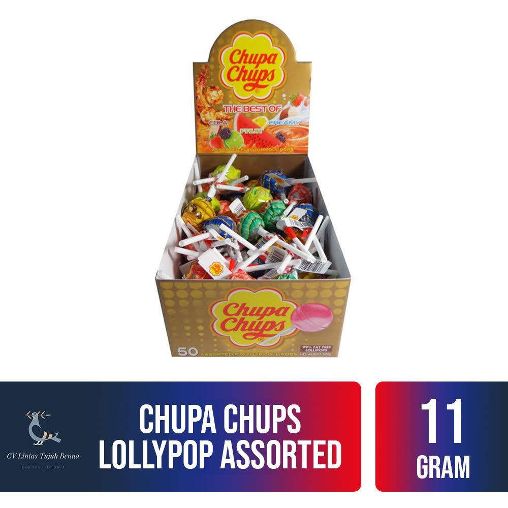 Chupa Chups Lollypop 11gr - CV Lintas Tujuh Benua - ecplaza.net