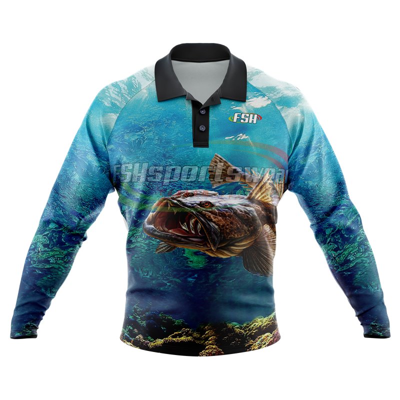 Custom Long Sleeve Fishing Shirt Sublimated - FSHsportswear Co.,ltd ...