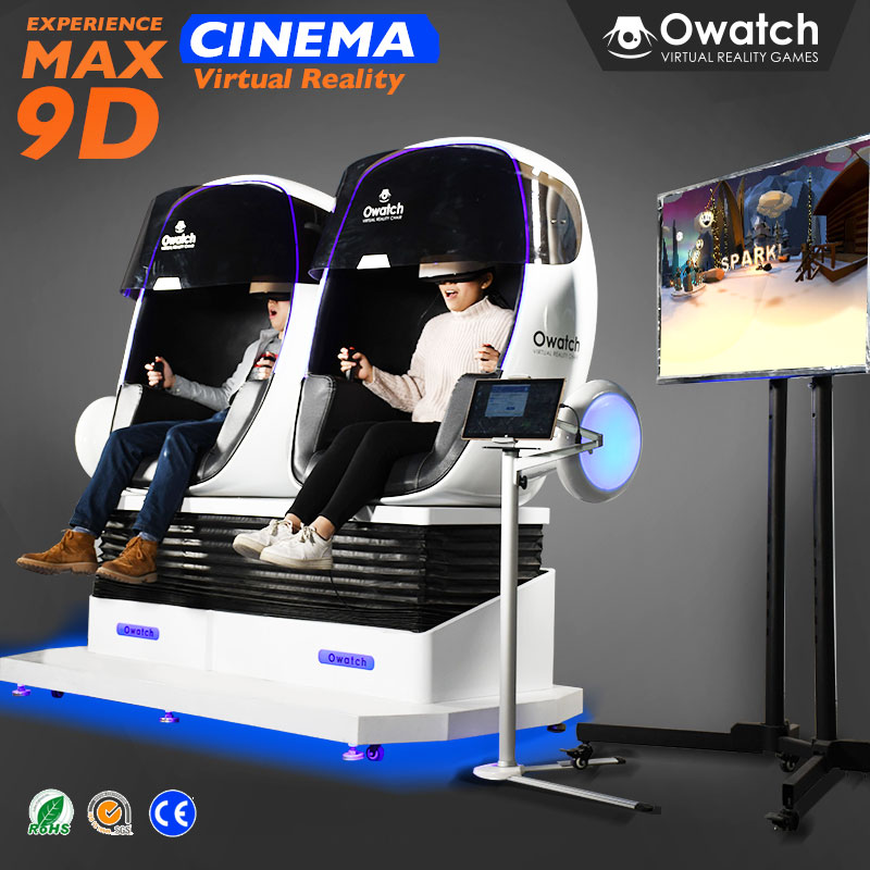 Vr Technology Robot Shape 9d Cinema Simulator Interactive Motion 9d Vr 9d Cine Virtual Reality 9398