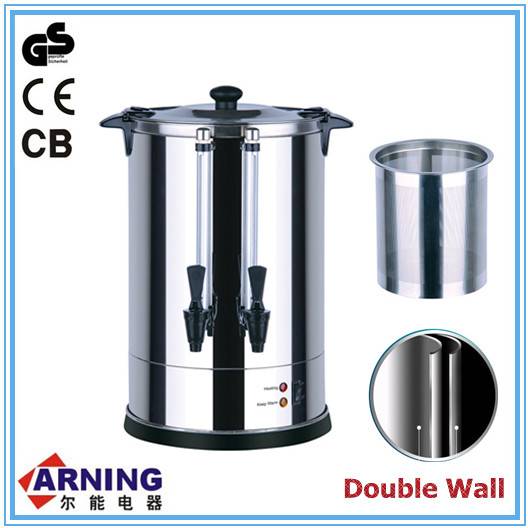 20L Catering Urn 20L Hot Water Boiler & Dispenser Tea Urn for Home Brewing Commercial or Office Use Stainless Steel 2500W