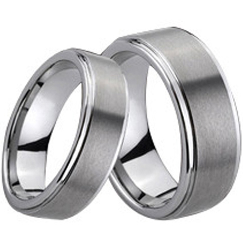 Titanium Couple Wedding Band Ring - Royal Partners International ...