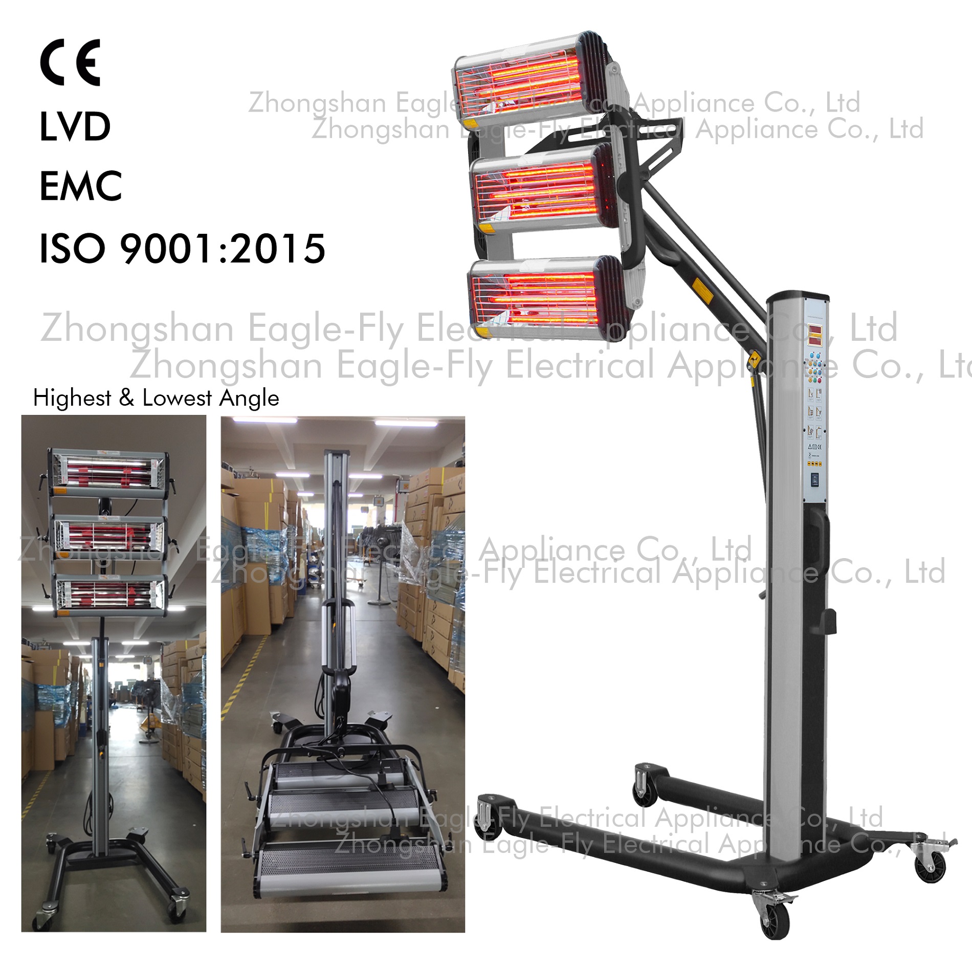 shortwave infrared paint curing lamp