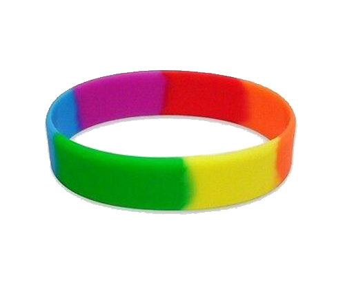 Buy DIY Rainbow Silicone Rubber Band Bracelets Wholesale - Yppromotion ...