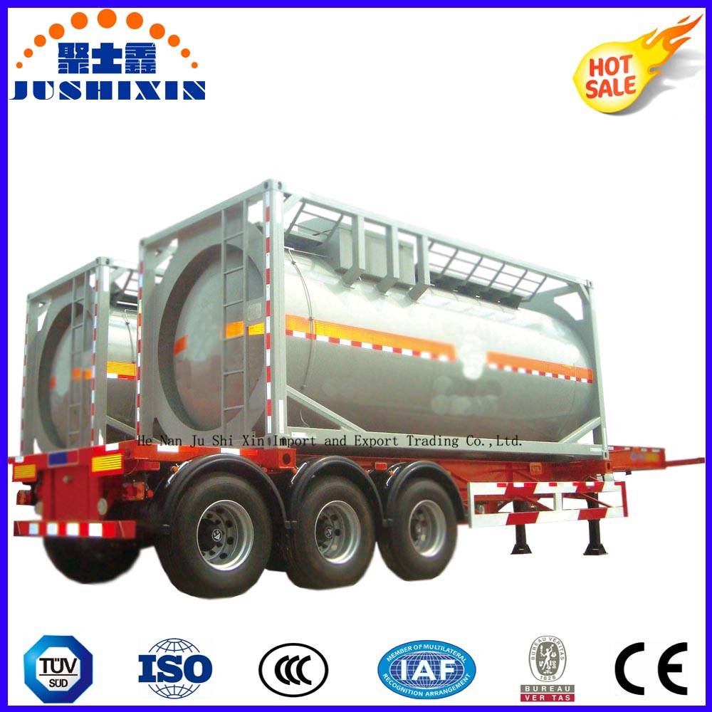 China 20FT 40FT Carbon Steel ISO Storage Oil Fuel Tank 