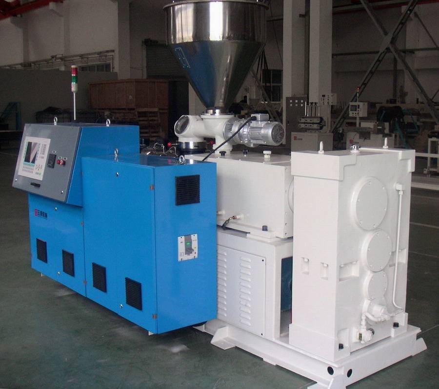 SJSZ Series Conical Twin-screw Extruder - Shanghai Baodie Complete Sets ...