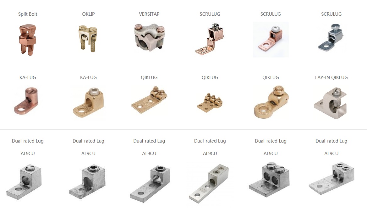 Split Bolts Cable Lugs Burndy Overlord Electronics Ltd