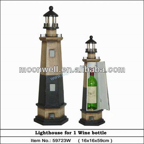 lighthouse wine bottle holder