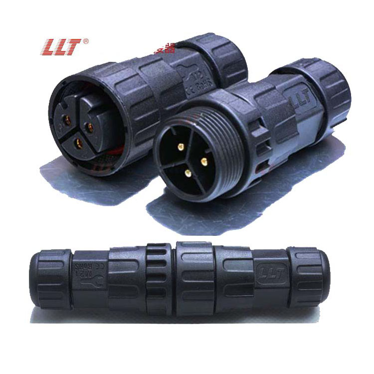 LLT M25 2 3 4 Pin Industrial Electronics Outdoor Waterproof IP67 Power ...