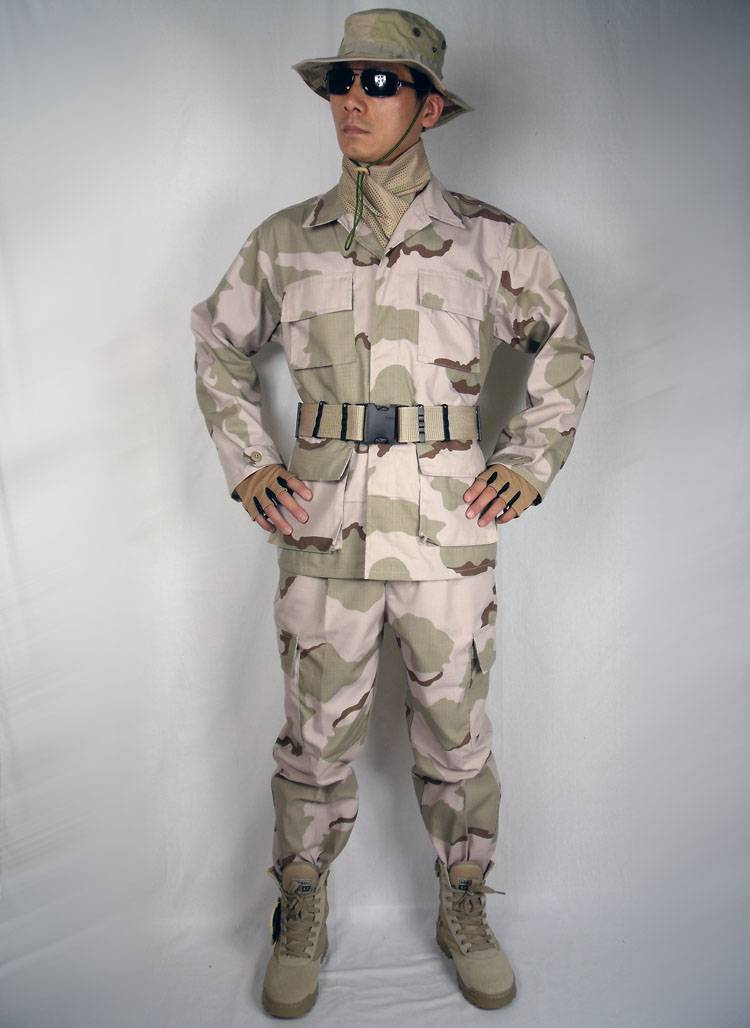BDU 3Color Desert Military Uniform - Nanjing Yongdun Garment Co.,Ltd ...