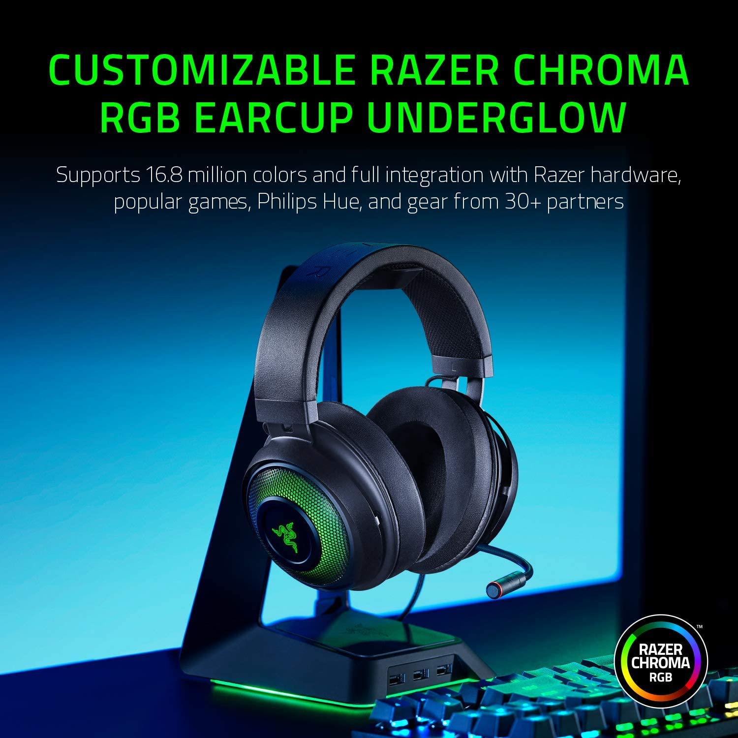 Razer Kraken Ultimate Rgb Usb Gaming Headset Thx 7 1 Spatial Surround Sound Chroma Rgb Lighting Shenzhen Cxyled Technology Co Ltd Ecplaza Net