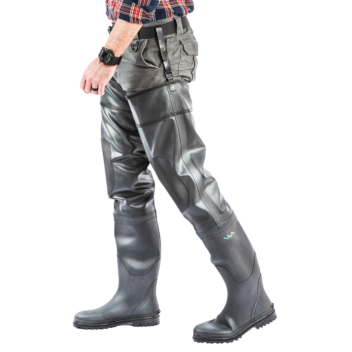 heavy duty rubber thigh waders