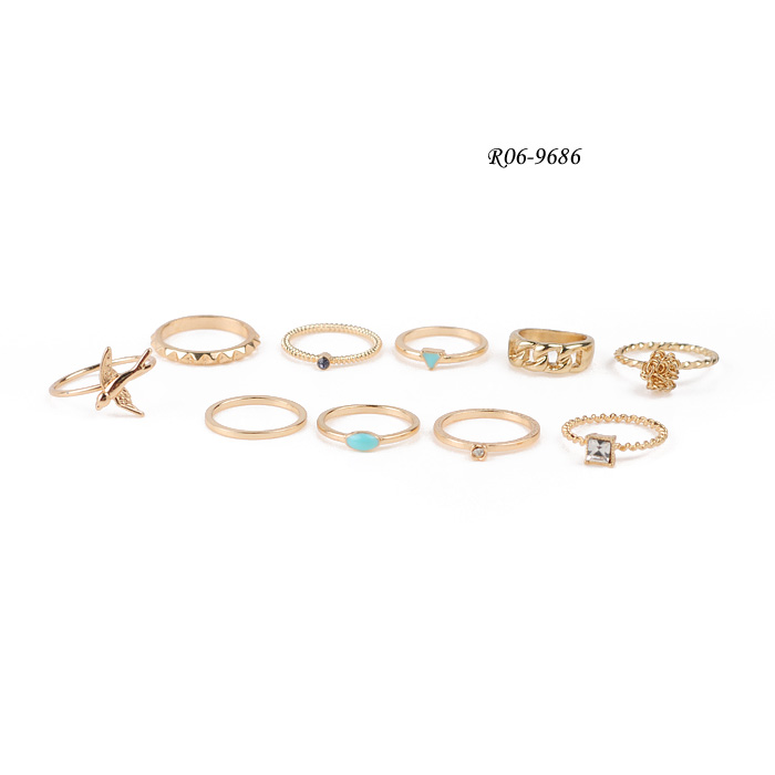 Fashionable Ring Set R06-9686 Fashion Ring Sets,Engraved Rings,Metal ...