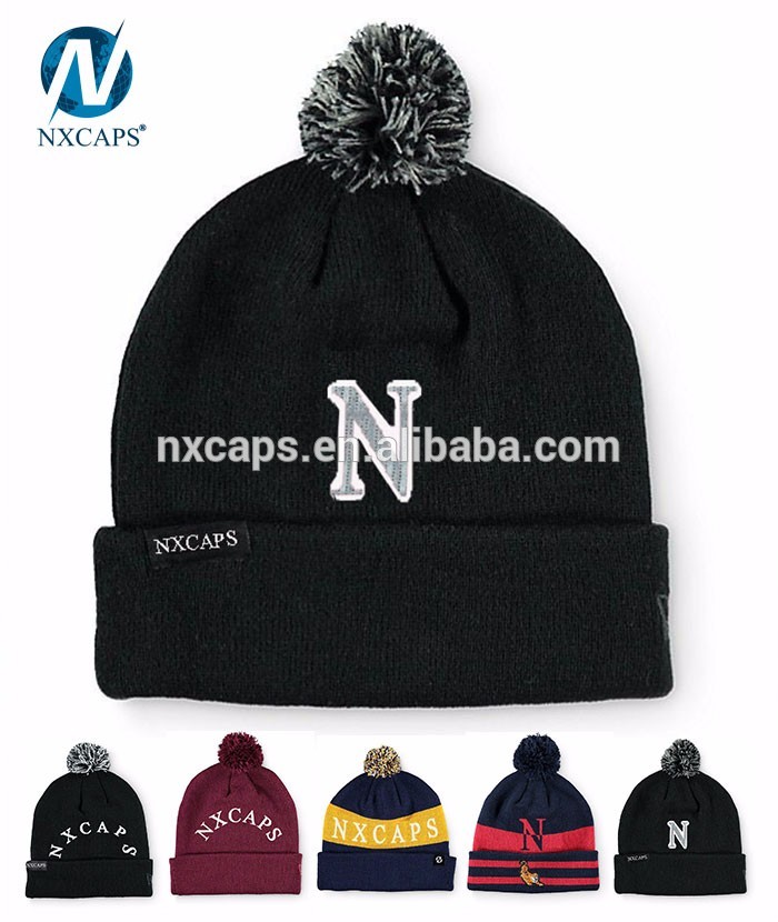 customized beanie hats with ball on top