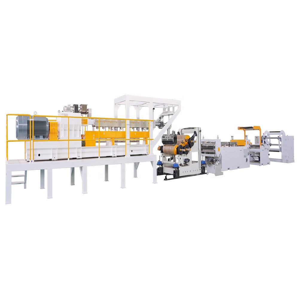 Biodegradable Plastic Sheet Extruder Machinery Bio Disposable Tableware ...