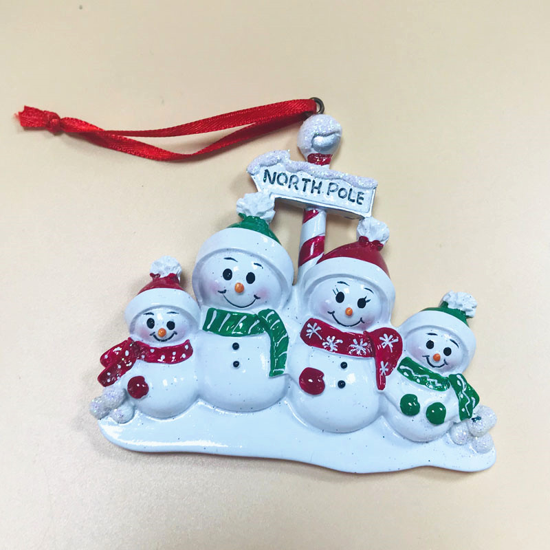 Resin Personalized Christmas Ornaments 