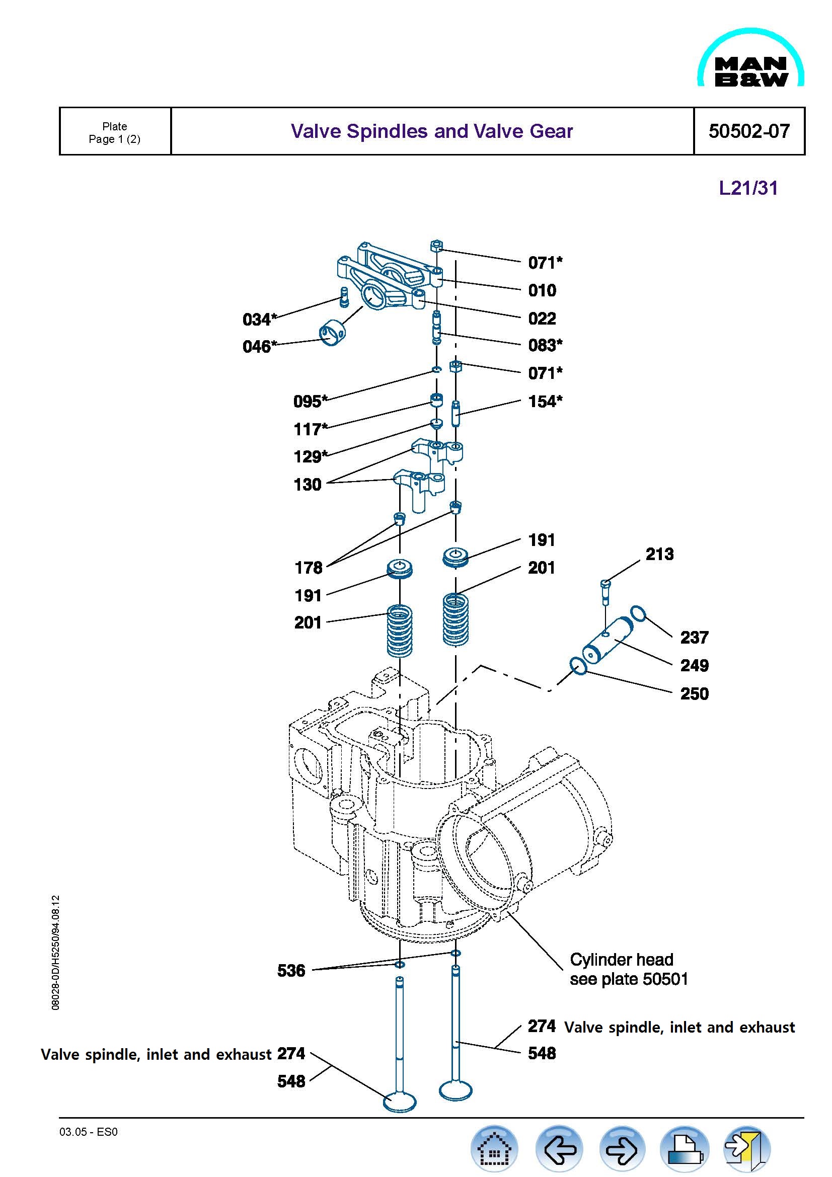 Valve Spindle - BK DIESEL