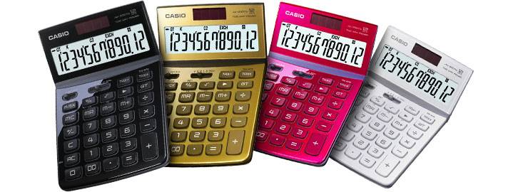 CASIO Calculator JW-200TW ( 7 Colours ) - AIM INDUSTRIES LIMITED